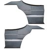 DO68GUS0047100G-PA 68/69 CUTLASS S/442 SPORTS CPE REAR PNL ASMBLY-BLACK - image 1