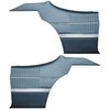 DO68GUS0047326G-PA 69 CUTLASS S/442 SPORTS COUPE REAR PNL ASMBLY-MET BLUE/DK BL - image 1