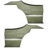 DO68GUS0047432G-PA 69 CUTLASS S/442 SPORTS CPE REAR PNL ASMBLY-LT MET GREEN - image 1