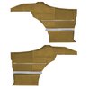DO68GUS0047635G 69 CUTLASS S/442 SPORTS COUPE REAR PANELS - GOLD - image 1