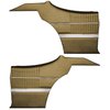 DO68GUS0047635G-PA 69 CUTLASS S/442 SPORTS CPE REAR PNL ASMBLY-GOLD - image 1