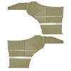 DO68GUS0047645G-PA 68 CUTLASS S/442 SPORTS COUPE REAR PANEL ASMBLY-WILLOW GOLD - image 1