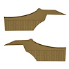 DO69GUD0048635G 69 CUTLASS SUPREME HOLIDAY CPE REAR PANELS - GOLD - image 1