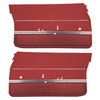 DO69GUS0011511G 69 CUTLASS S/442 SPORTS COUPE DOOR PANELS - RED - image 1