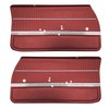 DO69GUS0011511G-PA 69 CUTLASS S/442 SPORTS COUPE ASSEMBLED DOOR PANELS - RED - image 1