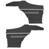DO70GU00088100G 70 F-85 SPORTS COUPE REAR PANELS - BLACK - image 1