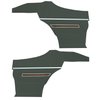 DO70GU00088460G 70 F-85 SPORTS COUPE REAR PANELS - METALLIC GREEN - image 1