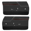DO70GUS0011100G-PA 70 CUTLASS S/442 SPORTS COUPE ASSEMBLED DOOR PANELS - BLACK - image 1