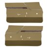 DO70GUS0011650G 70 CUTLASS S/442 SPORTS COUPE DOOR PANELS - GOLD - image 1