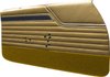 DO70GUS0012650G-PA 70 CUTLASS S/442 HOLIDAY COUPE ASSEMBLED DOOR PANELS - GOLD - image 1