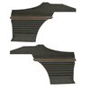 DO70GUS0047100G 70 CUTLASS S/442 SPORTS COUPE REAR PANELS - BLACK - image 1