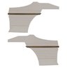 DO70GUS0047202G 70 CUTLASS S/442 SPORTS COUPE REAR PANELS - PEARL WHITE - image 1