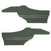 DO70GUS0048460G 70 CUTLASS S/442 HOLIDAY COUPE REAR PANELS - METALLIC GREEN - image 1