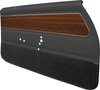 DO71GUD0012100G-PA 71/72 CUTLASS SUPREME/442 ASSEMBLED DOOR PANELS - BLACK - image 1