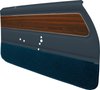 DO71GUD0012380G-PA 71/72 CUTLASS SUPREME/442 ASSEMBLED DOOR PANELS - BLUE - image 1
