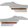 DO71GUS0048202G 71 CUTLASS S/442 HOLIDAY COUPE REAR PANELS - PEARL WHITE - image 1