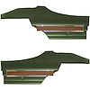 DO71GUS0048415G 71 CUTLASS S/442 HOLIDAY COUPE REAR PANELS - JADE GREEN - image 1