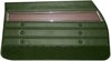 DO72GUS0012465G 72 CUTLASS S/442 HOLIDAY COUPE DOOR PANELS - GREEN - image 1