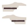 DO72GUS0047230G 72 CUTLASS S/442 SPORTS COUPE REAR PANELS WHITE - image 1