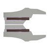 DO72GUS0047230G-PA 72 CUTLASS S/442 SPORTS COUPE REAR PANEL ASMBLY -PEARL WHITE - image 1