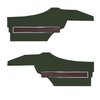 DO72GUS0047465G 72 CUTLASS S/442 SPORTS COUPE REAR PANELS GREEN - image 1