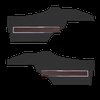 DO72GUS0048100G-PA 72 CUTLASS S/442 HOLIDAY COUPE REAR PANEL ASMBLY - BLACK - image 1