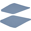 SB66GU11B2 67 F-85/CUTLASS/442 SAIL PANELS - BASKETWEAVE MED BLUE - image 1