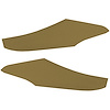 SB68GU132B 68/69 F-85/CUT/442 SAIL PANEL BOARD - BASKETWEAVE GOLD - image 1