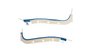 WI68GA00047332G 68 GM A-BODY POST MODEL REAR PANEL WINDLACE- LT BLUE - image 1