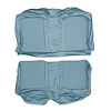AA64CB00070314 64/65 BCUDA BUCKET FASTBACK REAR -METALLIC BLUE - image 1