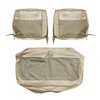 AA64CD4C020489 64 DODGE 440 FRONT BENCH - OLIVE CLOTH/LIGHT MET OLIVE - image 1