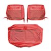 AA64CD4C020589 64 DODGE 440 FRONT BENCH - RED CLOTH/CRIMSON RED - image 1