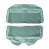 AA64CD4C080499 64 DODGE 440 HTP REAR BENCH TURQUOISE CLOTH/TURQUOISE - image 1