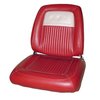 AA64CF00010503 64 SPORT FURY BUCKETS - RED/ PRL WHT ACCENT W/SILVER TINSEL - image 1