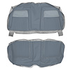 AA64CF00040319 64 SPORT FURY HARDTOP REAR - BLUE W/ POWDER BLUE ACCENT - image 1