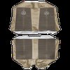 AA64CL00050409 64 DART GT CONV. REAR - DK OLIVE/ LT OLIVE W/ SILVER - image 1