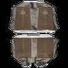 AA64CL00050658 64 DART GT CNV REAR - DK BROWN /METALLIC FAWN W/SILVER TINSEL - image 1