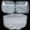 AA64CSC0020381 64 SAVOY FRONT BENCH- BLUE CLOTH/BLUE/ PWD - image 1