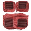 AA65CR20020538 65 BELVEDERE II SPLIT BENCH - MET RED/CRIMSON RED W/ SLVER - image 1