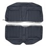 AA67CB00048320 67 BARRACUDA HARDTOP REAR BENCH - METALLIC NAVY - image 1