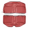AA67CB00048520 67 BARRACUDA HARDTOP REAR BENCH - METALLIC RED - image 1