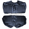 AA67CB00070320 67 BARRACUDA FASTBACK REAR BENCH - METALLIC NAVY - image 1