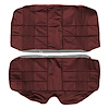 AA68CBD0040526 68 BARRACUDA DLX REAR BENCH - METALLIC MAROON - image 1