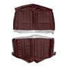 AA68CBD0050526 68 BARRACUDA DLX CONVERTIBLE REAR BENCH - METALLIC MAROON - image 1