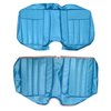 AA68CBD0070332 68 BARRACUDA DLX FASTBACK REAR BENCH - LIGHT METALLIC BLUE - image 1