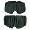 AA68CBD0070430 68 BARRACUDA DLX FASTBACK REAR BENCH - DK METALLIC GREEN - image 1