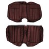 AA68CBD0070526 68 BARRACUDA DLX FASTBACK REAR BENCH - METALLIC MAROON - image 1