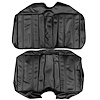 AA68CBS0070100 68 BARRACUDA STANDARD FASTBACK REAR BENCH - BLACK - image 1