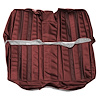 AA68CF00040527 68 SPORT FURY HARDTOP REAR - MET. RED W/ MET. MAROON ACCENT - image 1