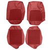 AA68CM00010519 68 300/NEWPORT NON-RECLINING BUCKETS - RED/METALLIC RED - image 1